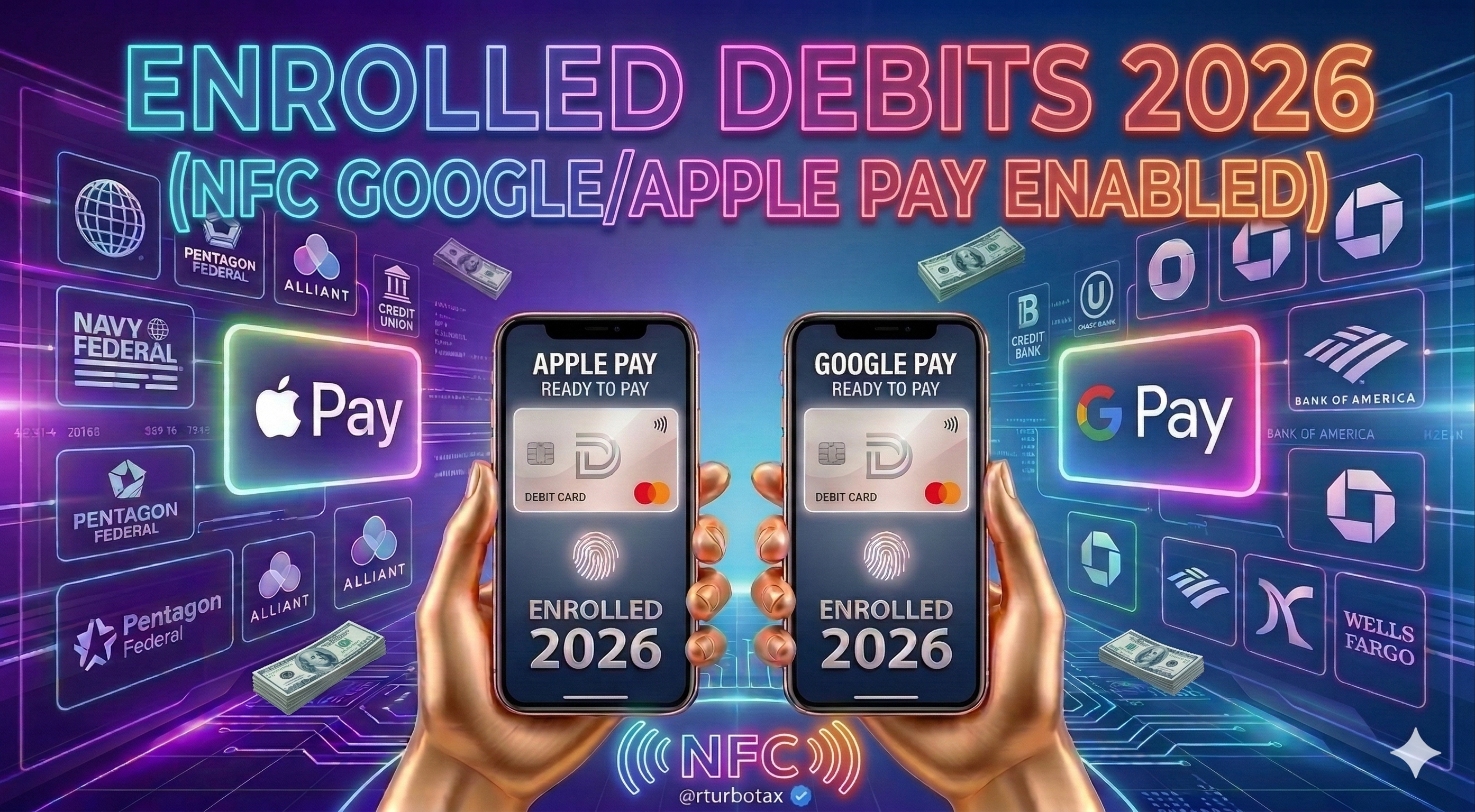 Enrolled Card Sites/Vendors (NFC Apple/Google Pay)