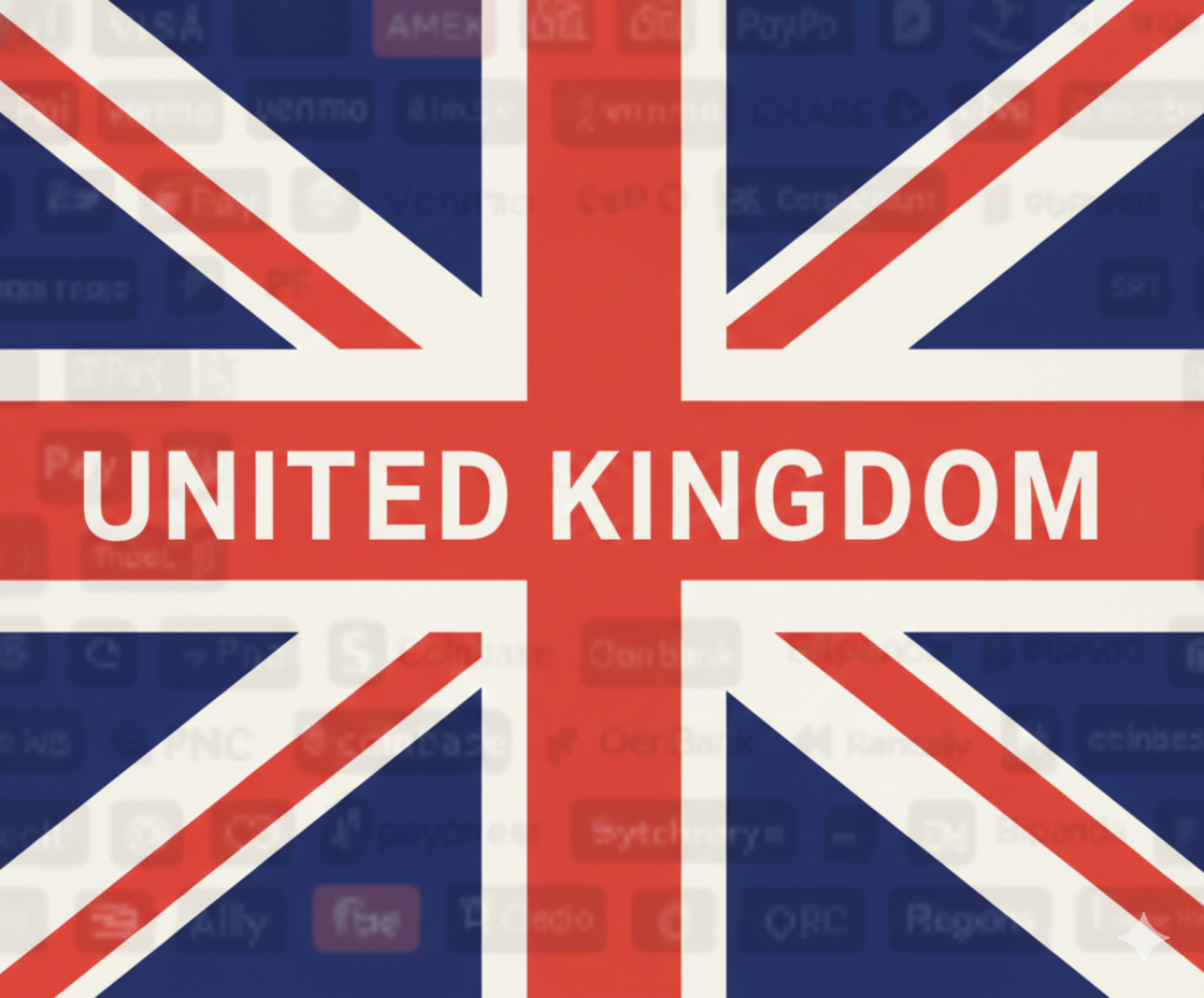 Non VBV Bin List 2026 (United Kingdom)